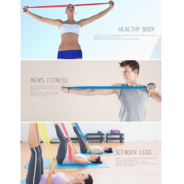 Yoga Fysioterapi Elastiskt band, Gym Resistance Band, Sport Stretching Training Rep, Fitness Equipment, Gym Accessories Finger trainer