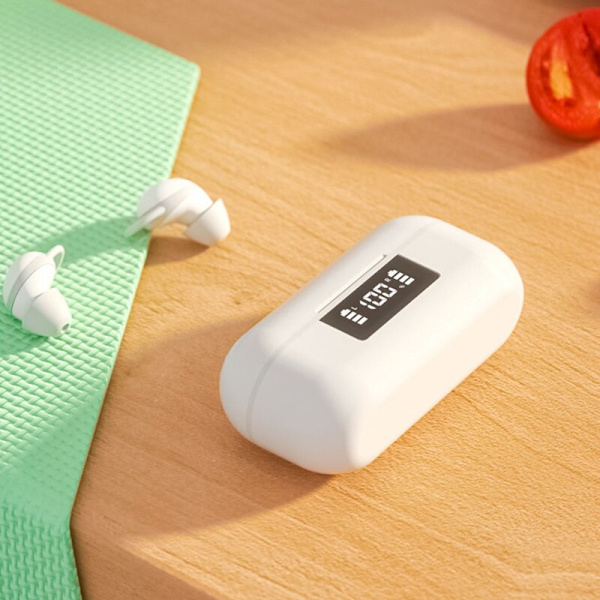 2022 Bluetooth hörlurar TWS trådlös hörlurar Touc White
