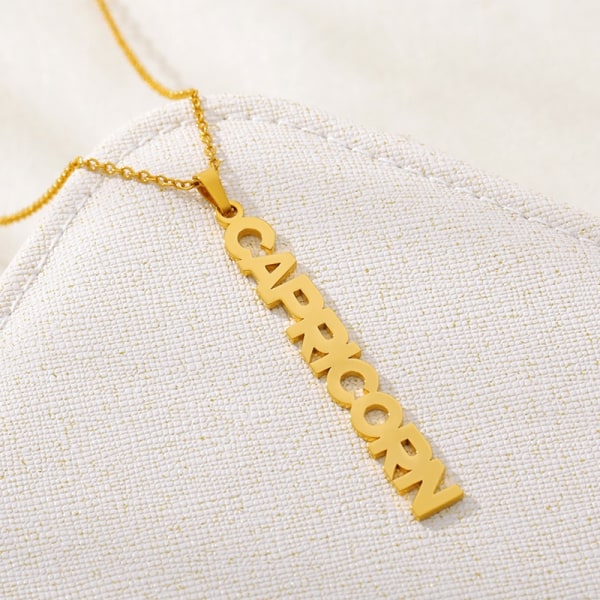 Constellation Namn Halsband Hänge Rostfritt Stee Silver Vrigo