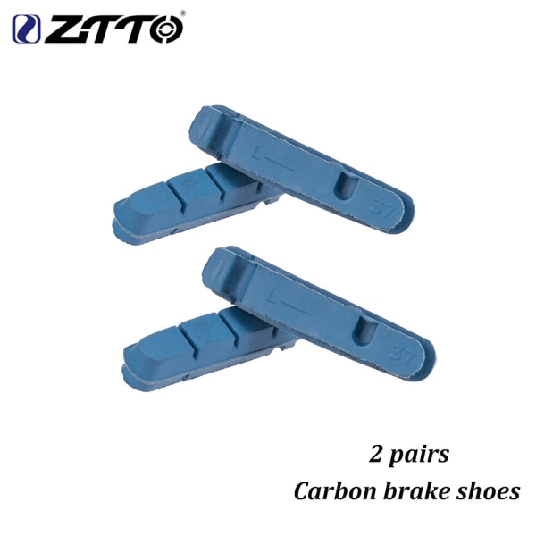 ZTTO Ultralight Road Bike C1 Carbon Brake Dual Pivot Calipers Fram Bak Ultimate Lättvikts Side Pull Fälgbroms Blue Pads