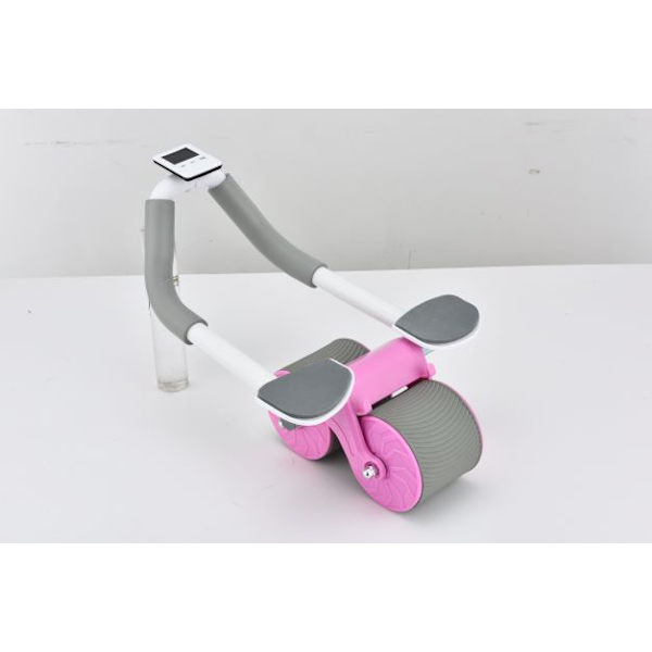 2023 Hot Sale Multi-Functional Abdominal Roller Wh Pink With Timer