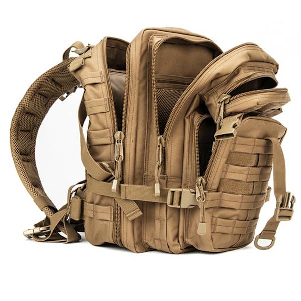 30L militär taktisk ryggsäck Army Molle Assault Ryggsäck Herr Dam Ryggsäckar Resa Camping Jakt Vandring Expanderbar ryggsäck TAN
