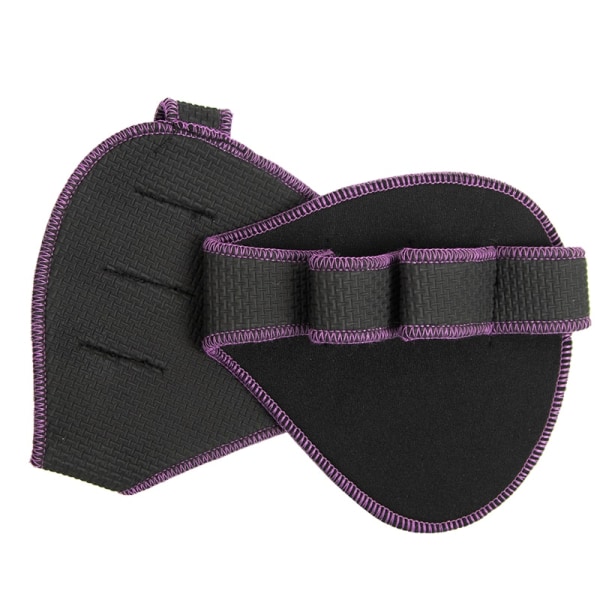 Lifting Palm Dumbbell Grips Pads Unisex Anti Skid purple Grips Pads free size