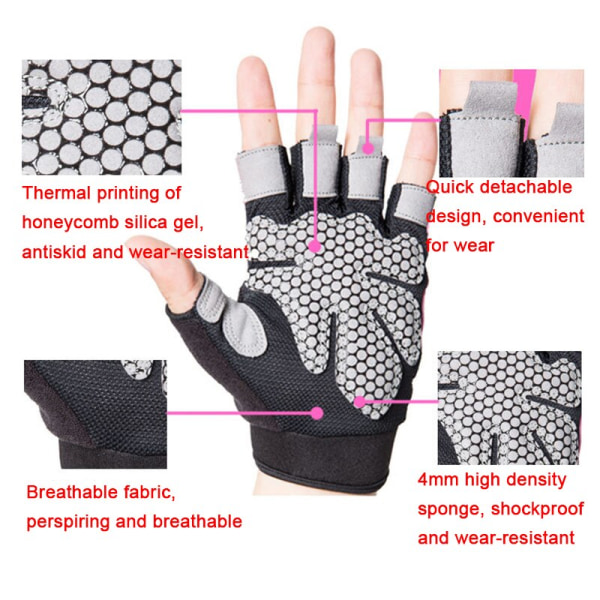 Coolfit Andas Fitness Handskar Tyngdlyftning F black gloves 1 S