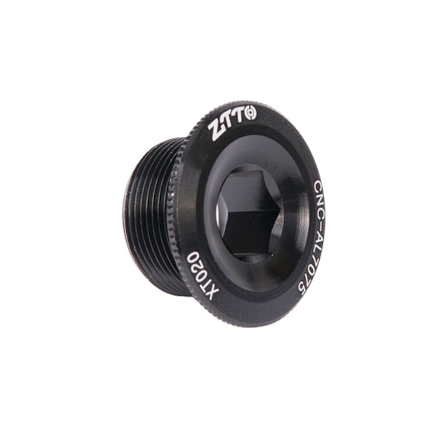 ZTTO MTB Mountain Bicycle Bottenfäste Cap Vevarm Bolt Skruv M20*10 Road Bike Vevsats Skruv För delar Cykeltillbehör M20 BLACK