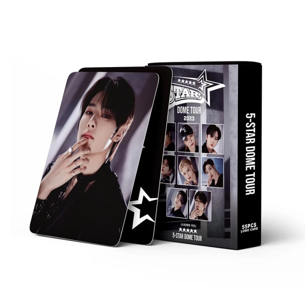 55 st/låda Kpop straykids 5-STAR Dome Tour lomo-kort Minnen STEG 2 Fotokort för studentsamlingskort SK7