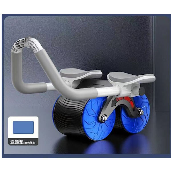 Magmuskler Fitness Wheel Training Bantning Fitness Abs Roller Bodybuilding Buken Roller Wheel Magträningsutrustning Blue