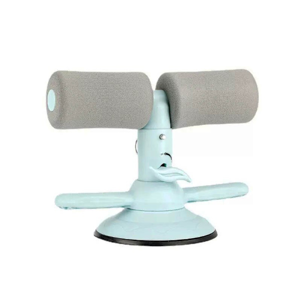 Sit Up Bar för Floor Portable Suction Sit Up Assis Blue Gray