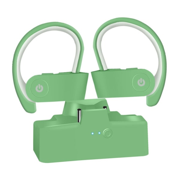 TWS 3 Trådlösa hörlurar Bluetooth Headset Sports E Green