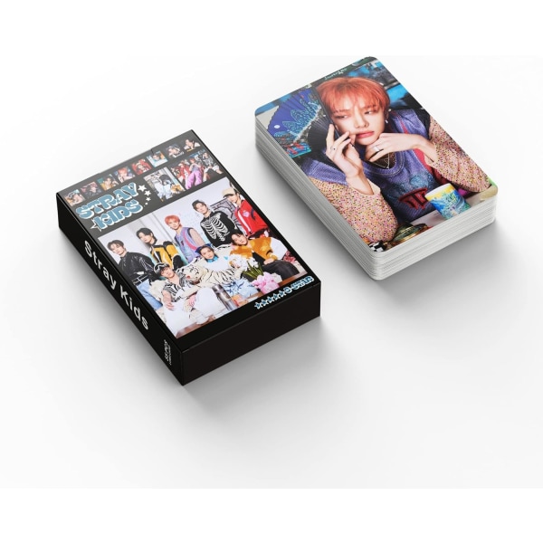 55st Stray Kids Lomo Stray Kids 5-stjärniga nytt album Lomo Card Stray Kids Mini Fotokort Stray Kids Vykort Present till fans