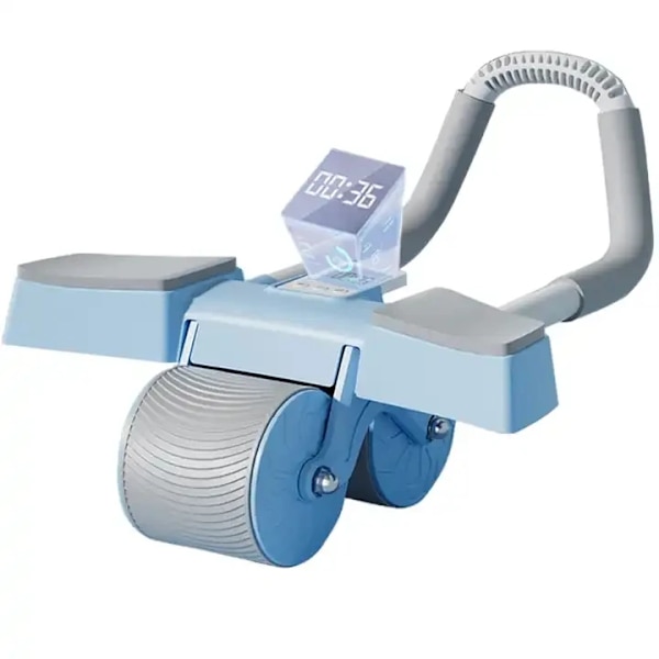 Intelligent Counting Upgrade 2 i 1 Plank Trainer Core Fitness Automatisk Rebound Buken Roller Armbågsstöd Buken Wheel