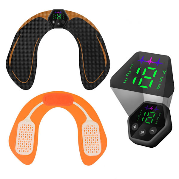 Muskelstimulator EMS Abdominal Höfttränare LCD Display Toner USB Abs Fitness Hemgym Kroppsbantning Waist trainer option 3