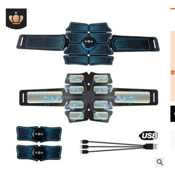 Smart bukmuskeldekal Abdominal Fitness E A