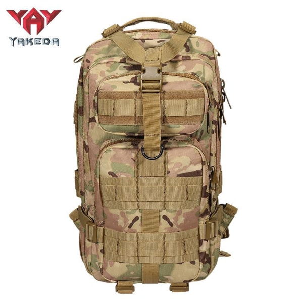 Yakoda 3P Tactical Backpack Outdoor Sports Camouflage Bag 26L Vandringsryggsäck Military Fan Travel Bag CP camouflage