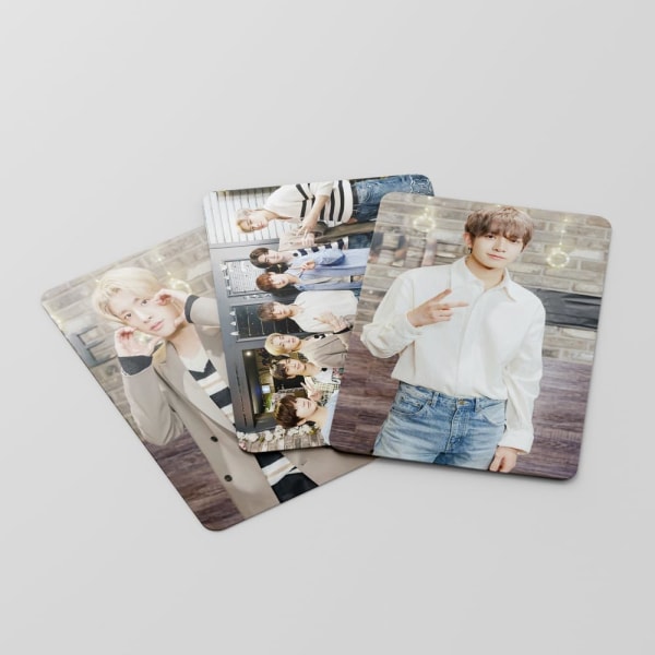 LzStop Kpop ENHYPEN Lomo Cards 55st ENHYPEN FATE Nytt album fotokort ENHYPEN Mini Lomo vykort för fans Present (World Tour FATE)