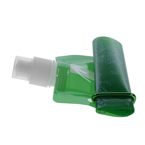 480/700 ml Bärbar Ultralätt hopfällbar vattenpåse Mjuk kolvflaska Utomhussport Vandring Camping Vattenpåse Vikbar vattenhink Green