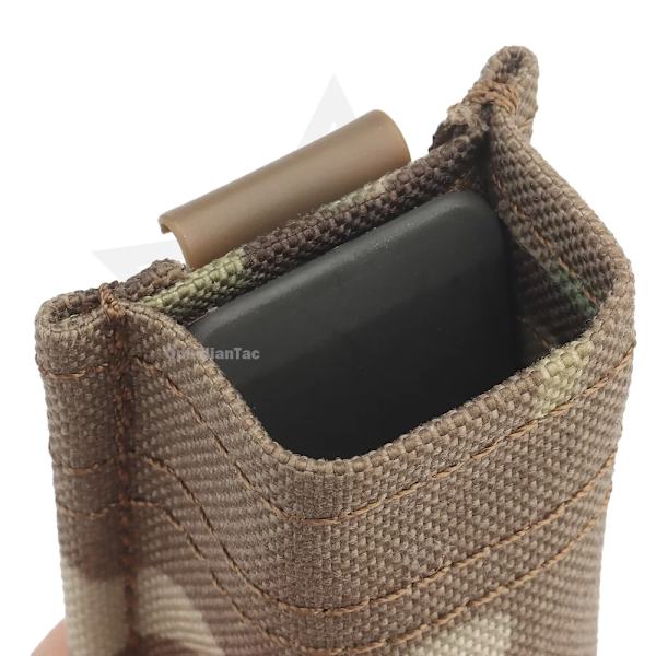 OphidianTac FAST 9MM/1911 Single Magazine Pouch Tactical MOLLE Mag Pouch med Quick Release Kydex Insert för GLOCK M9 P226 HK USP 1911-BCP