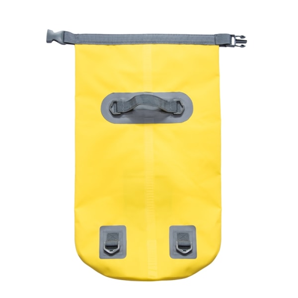 Dubbelbälte PVC Vattentät väska 5L 10L 20L Utomhus YELLOW 30L