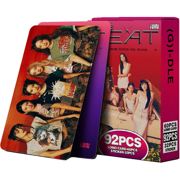 Kpopbp (G) I-Dle 92 st Värme Album Fotokort Kpop Album Calor