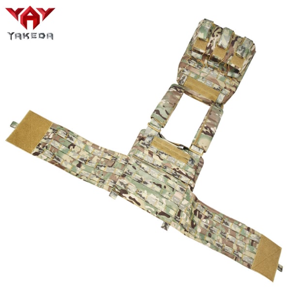 Yakoda Factory Direct Cs Väst Taktiska kläder Utomhus skyddsutrustning Militär fans Kamouflage Taktisk väst för hästträning CP camouflage All yards (size adjustable))