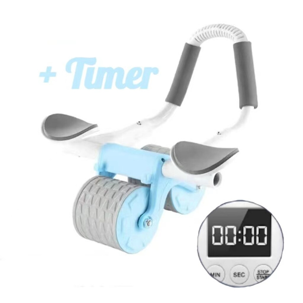 Armbågsrulle Magförstärkningshjul Apparat Sky blue/Timer