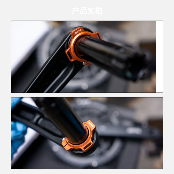 ZTTO cykelvevadapter DUB 28,99 mm bottenfäste i aluminiumlegering Förspänningsutrymmesjusteringssats Spindel för MTB-cykel Red