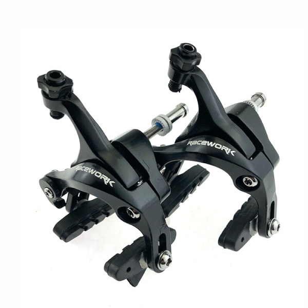 RACEWORK Road Bike Bromsar Dual Pivot Calipers Racing Aluminium Side Pull Calipers fram och bak med bromsbelägg Front back 1 pair