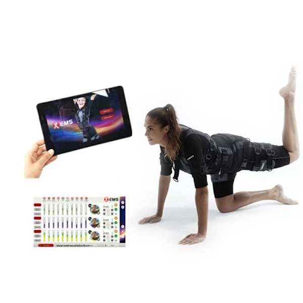 Fabrikspris Elektrisk muskelstimulator kostym X body Fitness EMS Träningsmaskin 1clothes EU Plug