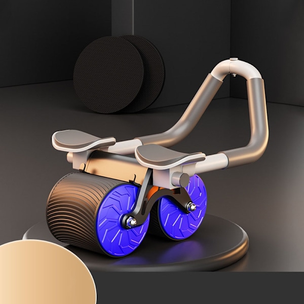 Hot Rea Hem Gym Equipment 2 Wheel Widen Abdomina Beige