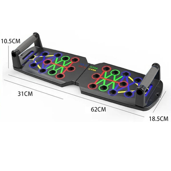 Push Up Board Bärbar Multi träningsutrustning Push Up Bar för hemgymutrustning Kroppsbyggande Fitness Sport set2