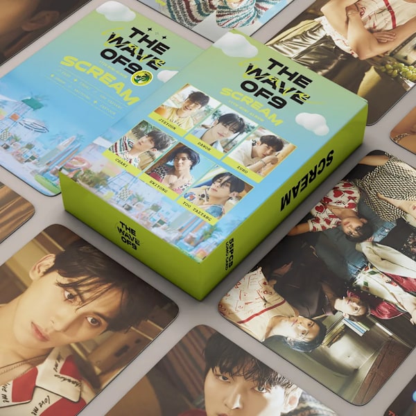 Kpop mellan 1&2 fotokort STAYC We Need Love lomo-kort SF9 The Wave of9 PhotoCards 2 Baddies lomo-kort 02