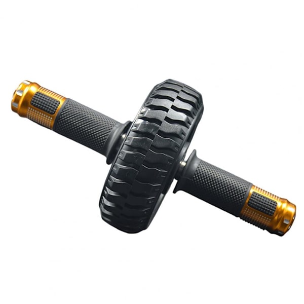 Inget buller Abdominal Wheel Ab Wheel Roller med matta Black