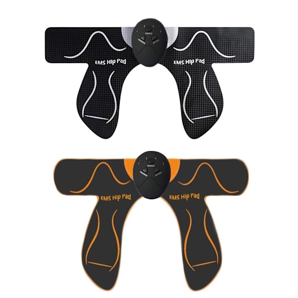 Elektrisk muskelstimulator Rumpa Magstimulator Fitness Body Bantning Massager Multifunktionell Smart EMS Höfttränare White