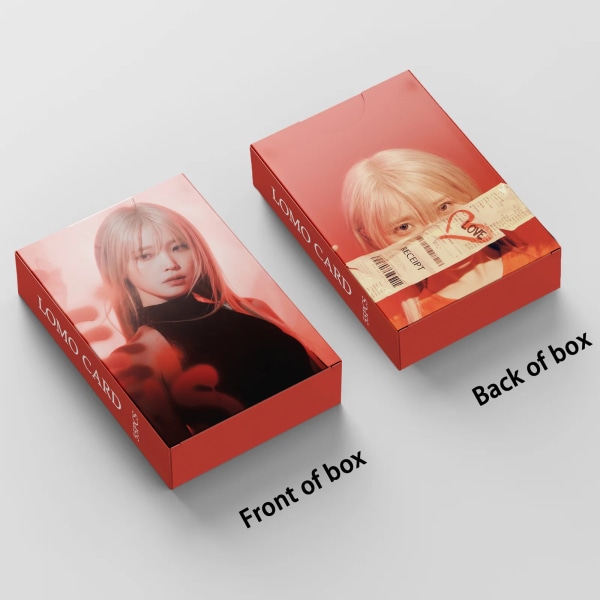 55st/kartong Kpop LE SSERAFIM 3:e minialbum EASY lomo-kort IU de vinnande fotokorten för studentfotokort LE-1