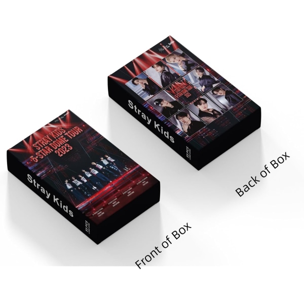 55st Stray Kids Lomo Stray Kids Cards 5-Star Dome Tour 2023 New Stray Kids Album Vykort Present för fans (DOME TOUR 2)