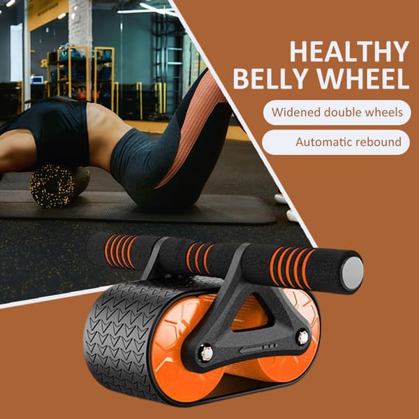 Abdomen Roller med Kneeling Pad Color Random Plas Blue