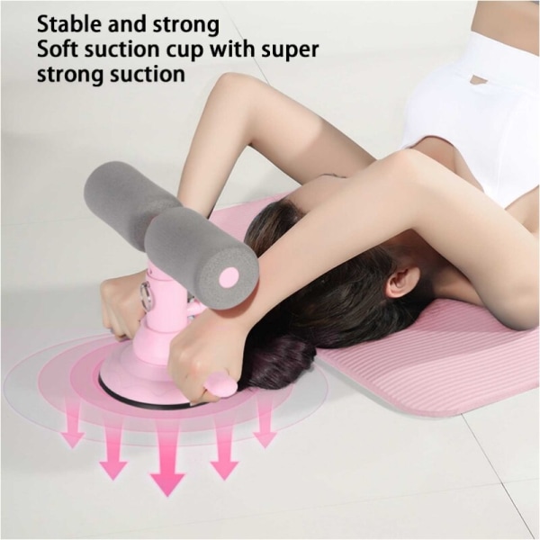 Multifunktionsbukträning Avtagbar sit-up A Pink Grey