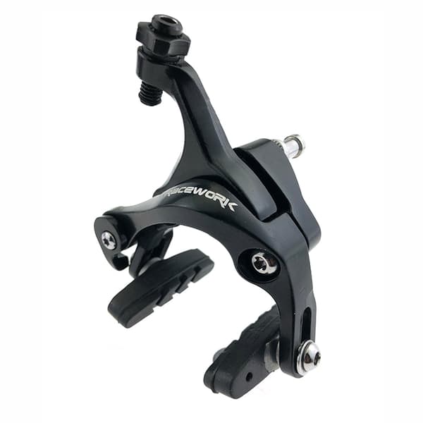 RACEWORK Road Bike Bromsar Dual Pivot Calipers Racing Aluminium Side Pull Calipers fram och bak med bromsbelägg Front back 1 pair