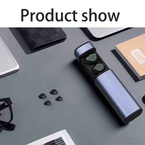TWS hörlurar Bluetooth vattentät IP68 simtr Red