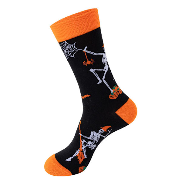 Halloween strumpor Nya fashionabla damstrumpor Skull Vampire Pumpkin Bat Roliga strumpor Fashionabla herrstrumpor 287 All yards