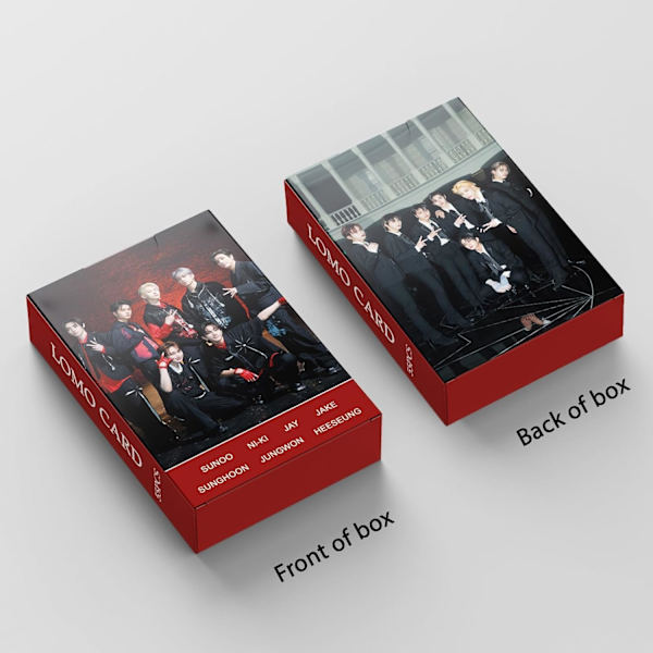 2 Pack/110st ENHYPEN Lomo Cards ENHYPEN New Album ENHYPEN Mini Photocards Poster Cards for Fans (109 Bit ANSWER+ DAG 1) 110 Coins Memories+sacrifice