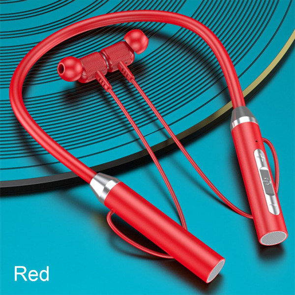 Bluetooth-kompatibla 5.0 trådlösa hörlurar Waterp Red