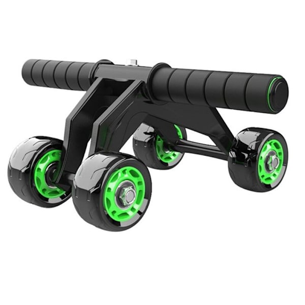 Fyrhjulig Abdominal Wheel Ab Roller Halkfri Ar Green