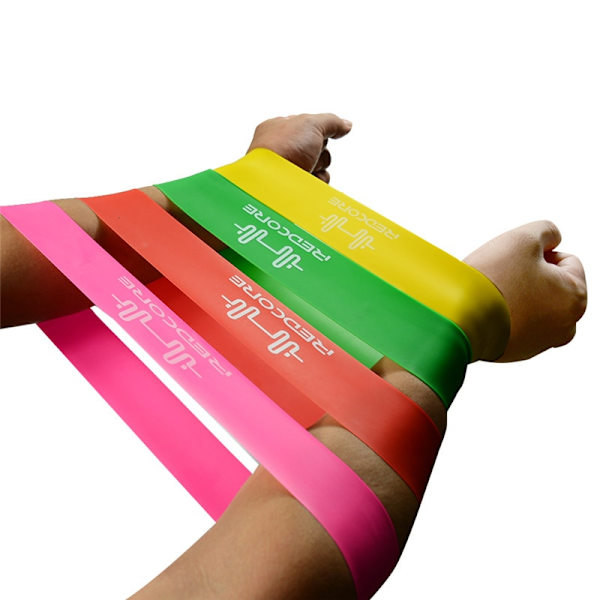 Träning Fitness Gummi Träning Gym Styrka Motstånd Band Pilates Sport Gummi Fitness Band Crossfit Träningsutrustning 15 45LBS 305MM