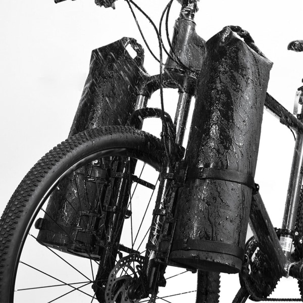 3L/7L Cykelgaffelväska Vattentät Roll Top Torrväska Cykelgaffelväska Cykelpaket Cykelväska Utomhuscykelutrustning 7L x 1