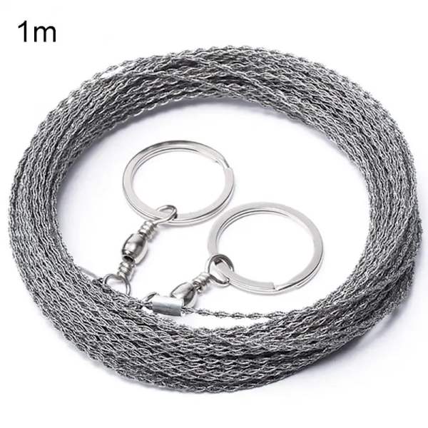 1~5 ST Bästa utomhus handritade repsåg 304 rostfritt stål trådsåg Camping Livräddande träbearbetning Superfin handsåg tråd 5M Style C 3pcs