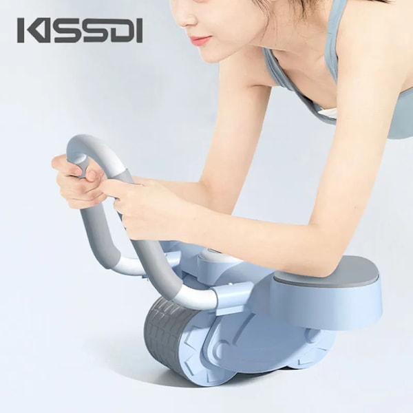 Automatisk Rebound Ab-rullhjul med timer och knämatta Automatisk Rebound Abdominal Wheel med armbågsstöd
