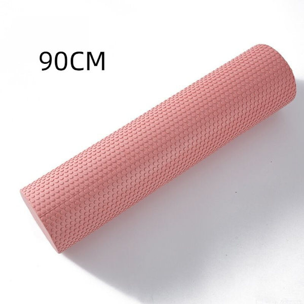 Foam Roller Muskelmassage Gym Yoga Myofascial Release Roll Column For Sports Shaft Fitness Lumbar 30CM 45CM 60CM 90CM Pink 90CM