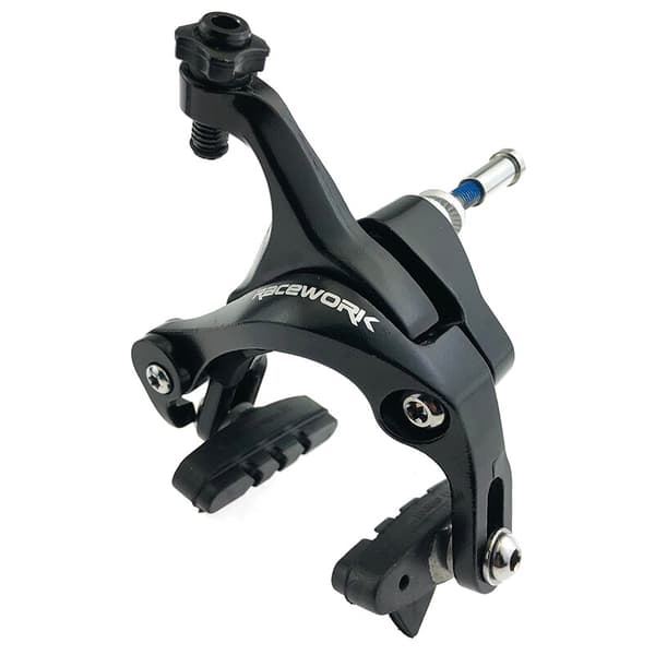 RACEWORK Road Bike Bromsar Dual Pivot Calipers Racing Aluminium Side Pull Calipers fram och bak med bromsbelägg Front back 1 pair