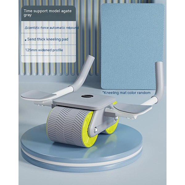 Rebound Ab Slide Rollers Med armbågsstöd Unisex maghjul Tystnad Träning Smart Abs Fitness Plank Trainer SimpleGreen